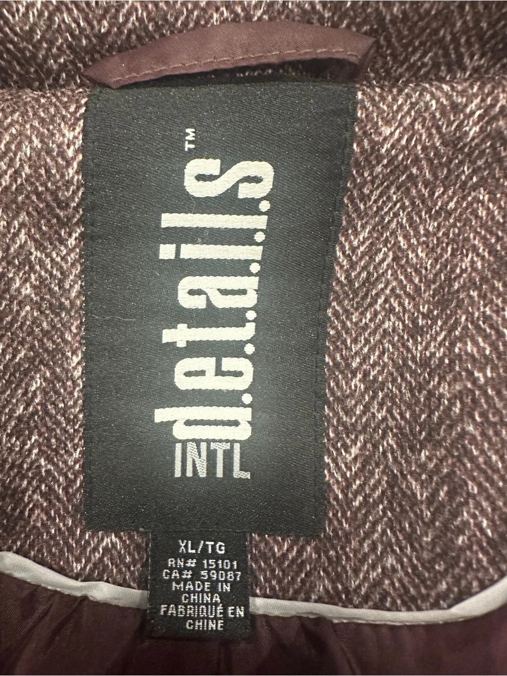 Details purple hooded